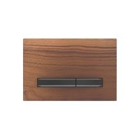 Кнопка змиву Geberit Sigma50, чорний горіх/чорний хром (115.671.JX.2)