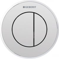 Механизм дистанционного смыва Geberit, тип10, пневматический, для двойного смыва, скрытого монтажа, хром (116.055.KH.1)