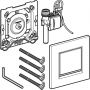 Система пневматичного керування змивом уринала Geberit Sigma 30, матовий/глянцевий хром (116.017.JQ.1)