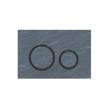Клавиша смыва Geberit Sigma21, сланец Mustang/черный хром (115.651.JM.1)