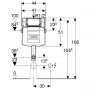 Geberit Sigma 109.300.00.5 Бачок прихованого монтажу