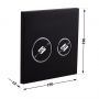 Панель змиву для унітаза Qtap Nest Uni QT0211P01V1178MB
