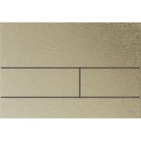 Панель змиву з двома клавішами TECEsquare II, метал, нікель брашований, Brushed nickel (9240843)