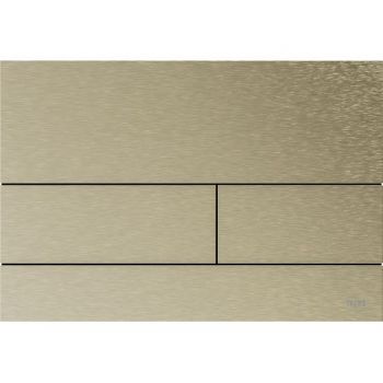 Панель змиву з двома клавішами TECEsquare II, метал, нікель брашований, Brushed nickel (9240843)