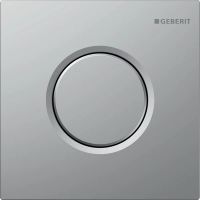 Система пневматичного керування змивом пісуару Geberit, змивна клавіша типу01: матовий хром (116.011.JQ.5)