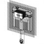 Бачок TECEbox Octa II 8 см для напольного унитаза, с арматурной сеткой, высота 1075 мм (9370500)