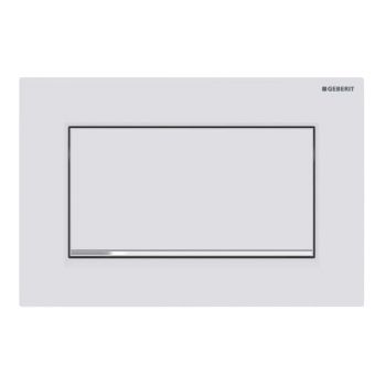 Змивна клавіша Geberit Sigma 30, білий/матовий хром (115.893.JT.1)