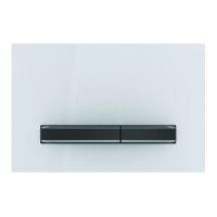 Кнопка змиву Geberit Sigma50, бiлий/чорний хром (115.671.11.2)