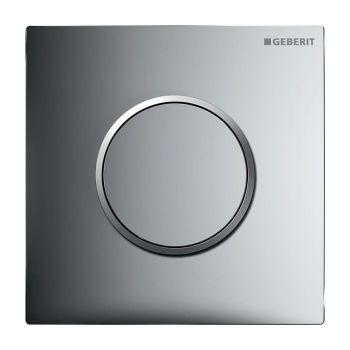 Кнопка для пісуару Geberit Sigma 10, світлий хром/матовий, хром/світлий хром (116.015.KH.1)