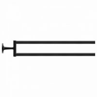 Рушникотримач Duravit Starck T 465, чорний матовий (0099414600)