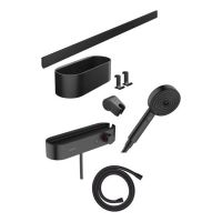 Комплект аксесуарів Hansgrohe Activation EcoSmart з термостатом 7в1, Matt Black (24250670)