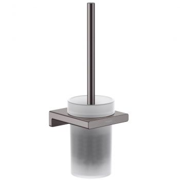 Тримач йоржика для унітазу Hansgrohe AddStoris настінний, Brushed Black Chrome (41752340)