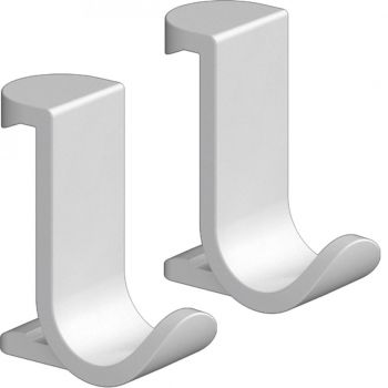 Крючок для полотенец Hansgrohe WallStoris 2шт, 3,9x3,2x1,8 см, Matt White (27914700)