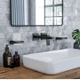 Склянка підвісна Hansgrohe AddStoris, Brushed Black/скло (41749340)