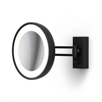 Дзеркало косметичне Decor Walther BS 36 LED 7X, Black matt (0123860)