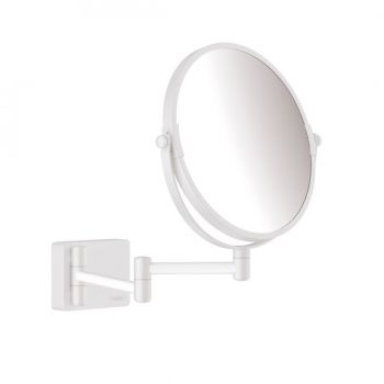 Дзеркало косметичне Hansgrohe AddStoris, білий матовий (41791700)