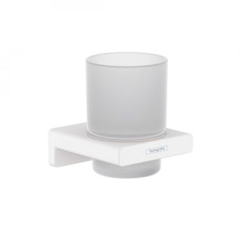Стакан для зубных щеток Hansgrohe AddStoris, Matt White (41749700)