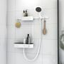 Комплект аксессуаров Hansgrohe WallStoris Activation EcoSmart с термостатом 7в1, Matt White (24250700)