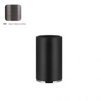 Склянка настільна, Gessi Origini, чорна, Black Metal Bruched PVD (58532707)