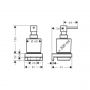 Hansgrohe Addstoris 41745670 Дозатор для мила