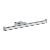 Двойной держатель для туалетной бумаги Hansgrohe AddStoris, хром (41748000)
