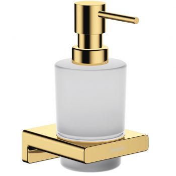 Дозатор рідкого мила, підвісний Hansgrohe AddStoris, Polished Gold Optic (41745990)