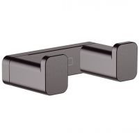 Крючок двойной Hansgrohe AddStoris 3,6х1,6x6,6 см, Brushed Black (41755340)