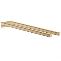 Полотенцедержатель Hansgrohe AddStoris 44,5 см, двойной, Brushed Bronze (41770140)