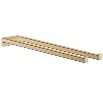 Рушникотримач Hansgrohe AddStoris 44,5 см, подвійний, Brushed Bronze (41770140)