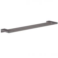 Полотенцедержатель Hansgrohe AddStoris двойной 62,6/64,8x12,4 см, Brushed Black (41743340)