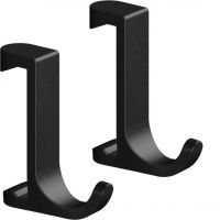 Крючок для полотенец Hansgrohe WallStoris тонкий (2 штуки) 3,9 x 3,2 x 1,0 см, Matt Black (27929670)