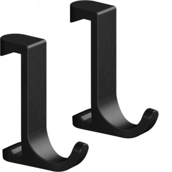 Крючок для полотенец Hansgrohe WallStoris тонкий (2 штуки) 3,9 x 3,2 x 1,0 см, Matt Black (27929670)