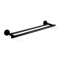 Тримач для рушників Decor Walther BA HTD65 BASIC 65 см подвійний, black matt (0531760)