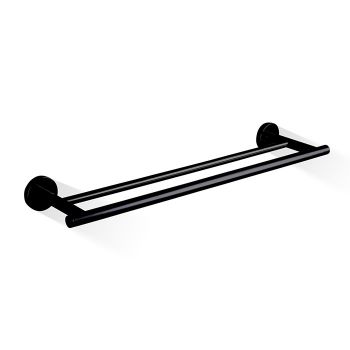 Тримач для рушників Decor Walther BA HTD65 BASIC 65 см подвійний, black matt (0531760)