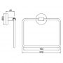 Jaquar Continental ACN-CHR-1121N Рушникотримач