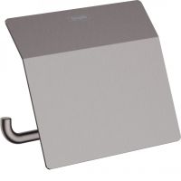 Держатель туалетной бумаги Hansgrohe AddStoris закрытый, Brushed Black (41753340)