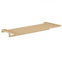 Полочка для полотенец с держателем Hansgrohe AddStoris, Brushed Bronze (41751140)