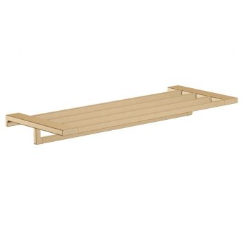Поличка для рушників з кронштейном Hansgrohe AddStoris, Brushed Bronze (41751140)