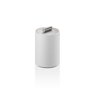 Універсальна коробка з кришкою Decor Walther STONE DMD S, white matt-stainless steel matt (0971255)