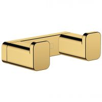 Крючок двойной Hansgrohe AddStoris 3,6х1,6x6,6 см, Polished Gold Optic (41755990)