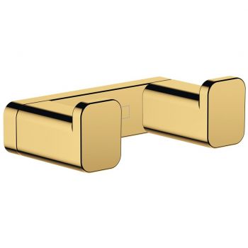 Гачок подвійний Hansgrohe AddStoris 3,6х1,6x6,6 см, Polished Gold Optic (41755990)