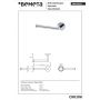 Тримач для туалетного паперу Circum 168212032L left Bemeta