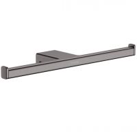 Держатель туалетной бумаги двойной Hansgrohe AddStoris, Brushed Black (41748340)