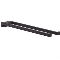 Полотенцедержатель Hansgrohe AddStoris 44,5 см, двойной, Matt Black (41770670)