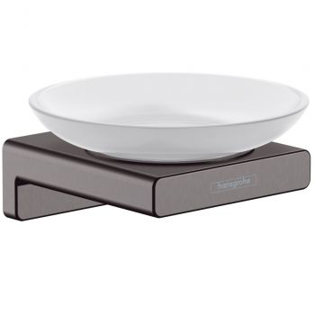 Мильниця підвісна Hansgrohe AddStoris, Brushed Black (41746340)