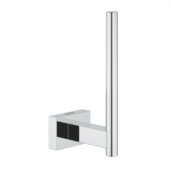 Держатель туалетной бумаги Grohe Essentials CUBE без крышки запасной, хром (40623001)