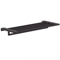 Полочка для полотенец с держателем Hansgrohe AddStoris, Matt Black (41751670)