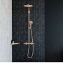 Полочка угловая Hansgrohe AddStoris 14,8х14,8x30,5 см, Brushed Bronze (41741140)
