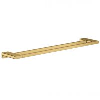 Полотенцедержатель Hansgrohe AddStoris двойной 62,6/64,8x12,4 см, Polished Gold Optic (41743990)