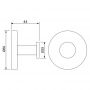 Jaquar Continental ACN-CHR-1191N Крючок для полотенец